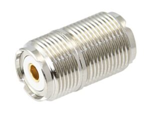 Coaxial connector UHF female to UHF female