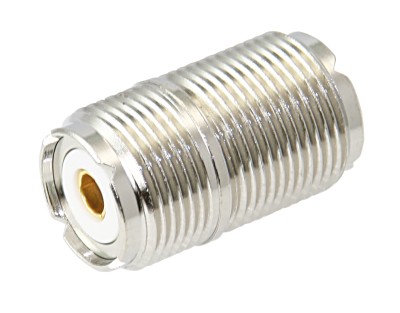 Coaxial connector UHF female to UHF female 1 Coaxial connector UHF female to UHF female