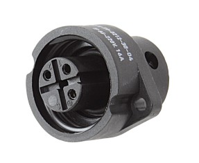 Shore power connection flange socket 230V 16A 3-pin 1 Shore power connection flange socket 230V 16A 3-pin