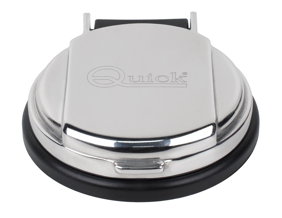 QUICK Foot Switch 900XDB DOWN, black, stainless steel cover 1 QUICK Foot Switch 900XDB DOWN, black, stainless steel cover