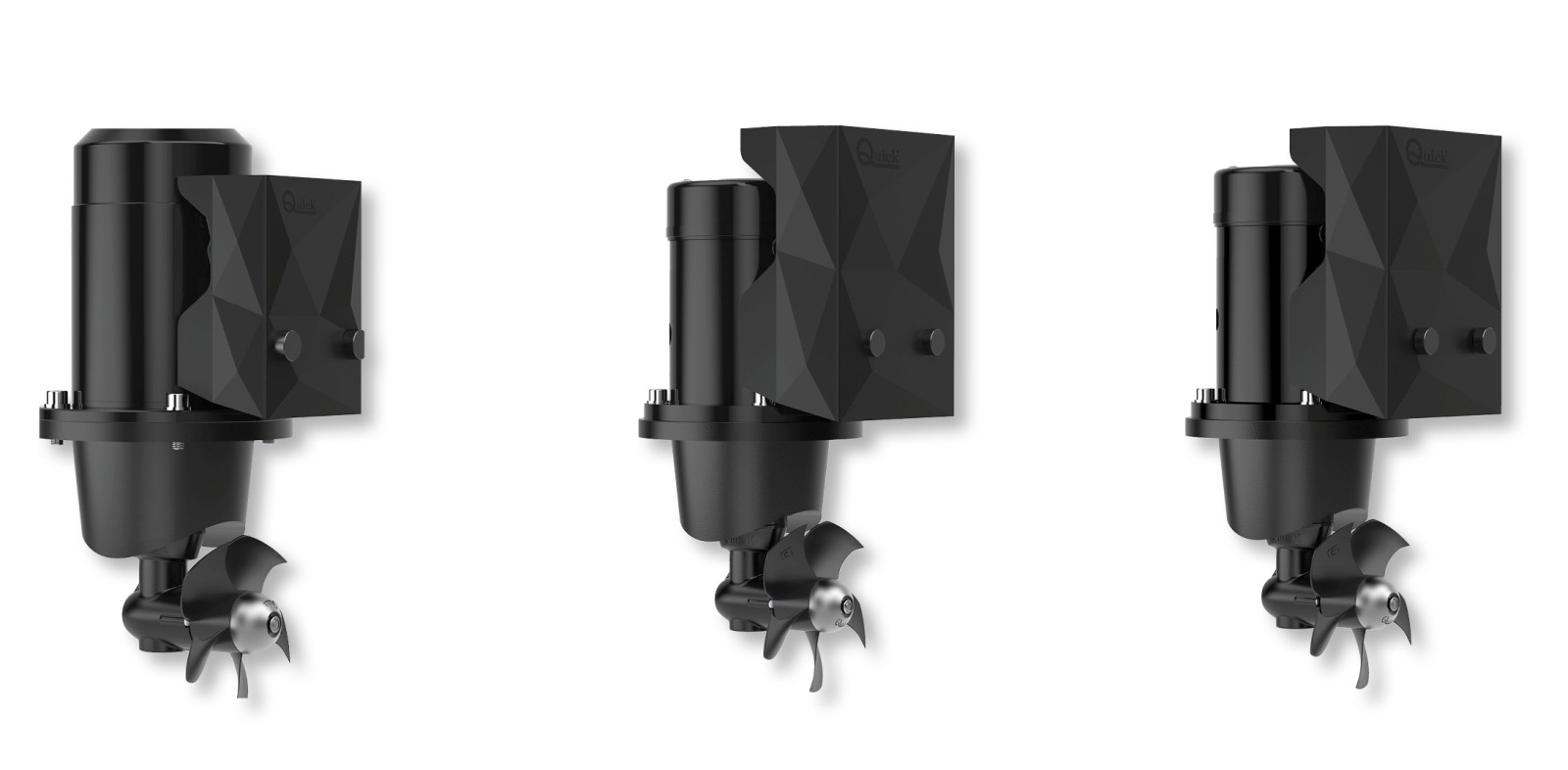 QUICK side bow thruster set BTQ125-30 12V 125mm 30kg with tunnel, control panel 1 QUICK side bow thruster set BTQ125-30 12V 125mm 30kg with tunnel, control panel