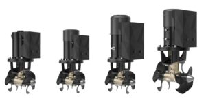 QUICK side thruster with twin propeller. BTQ185-85 12V 185mm 85kg