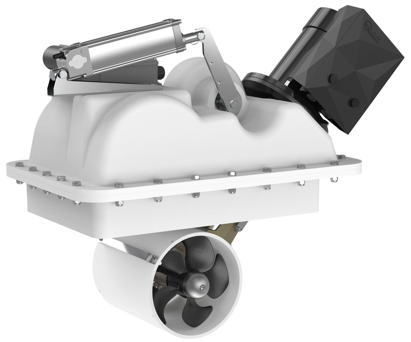 QUICK side bow thruster, extendable BTR185-85 12V 185mm 85kg 1 QUICK side bow thruster, extendable BTR185-85 12V 185mm 85kg