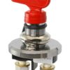 QUICK battery main switch S20C Ms/Cr 12/24V 200A chrome/red