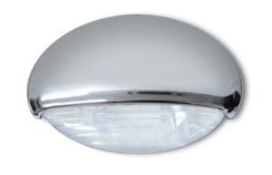QUICK LED Step/Floor Light Eyelid Plastic/Cr 12/24V Daylight