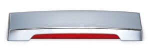 QUICK LED step/floor light TAB CPA1 plastic/chrome 12/24V red light