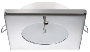 QUICK LED ceiling light Bryan CS A4 12/24V 72x72mm, warm white, polished