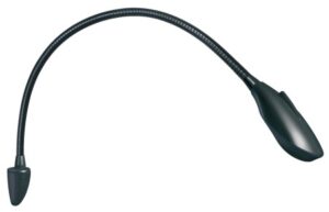 QUICK LED reading lamp with gooseneck Shark 50 12/24V 400mm, cool white/red