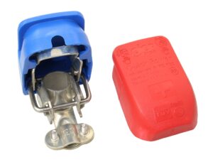 Battery terminal clamps with quick release A4/PP red/blue pair
