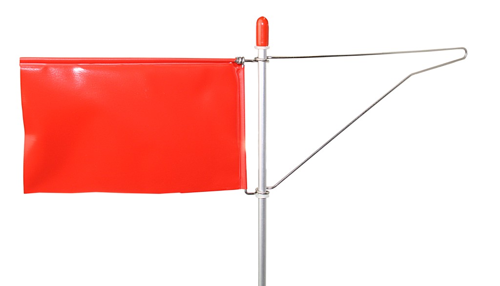 Wind indicator without side bracket, with red PVC cloth (Opti) 1 Wind indicator without side bracket, with red PVC cloth (Opti)