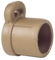 Nylon boom end for 40mm regatta boom, gold (Opti)