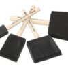 Foam brush with wooden handle 25mm 12pcs. 2 re2110 2140