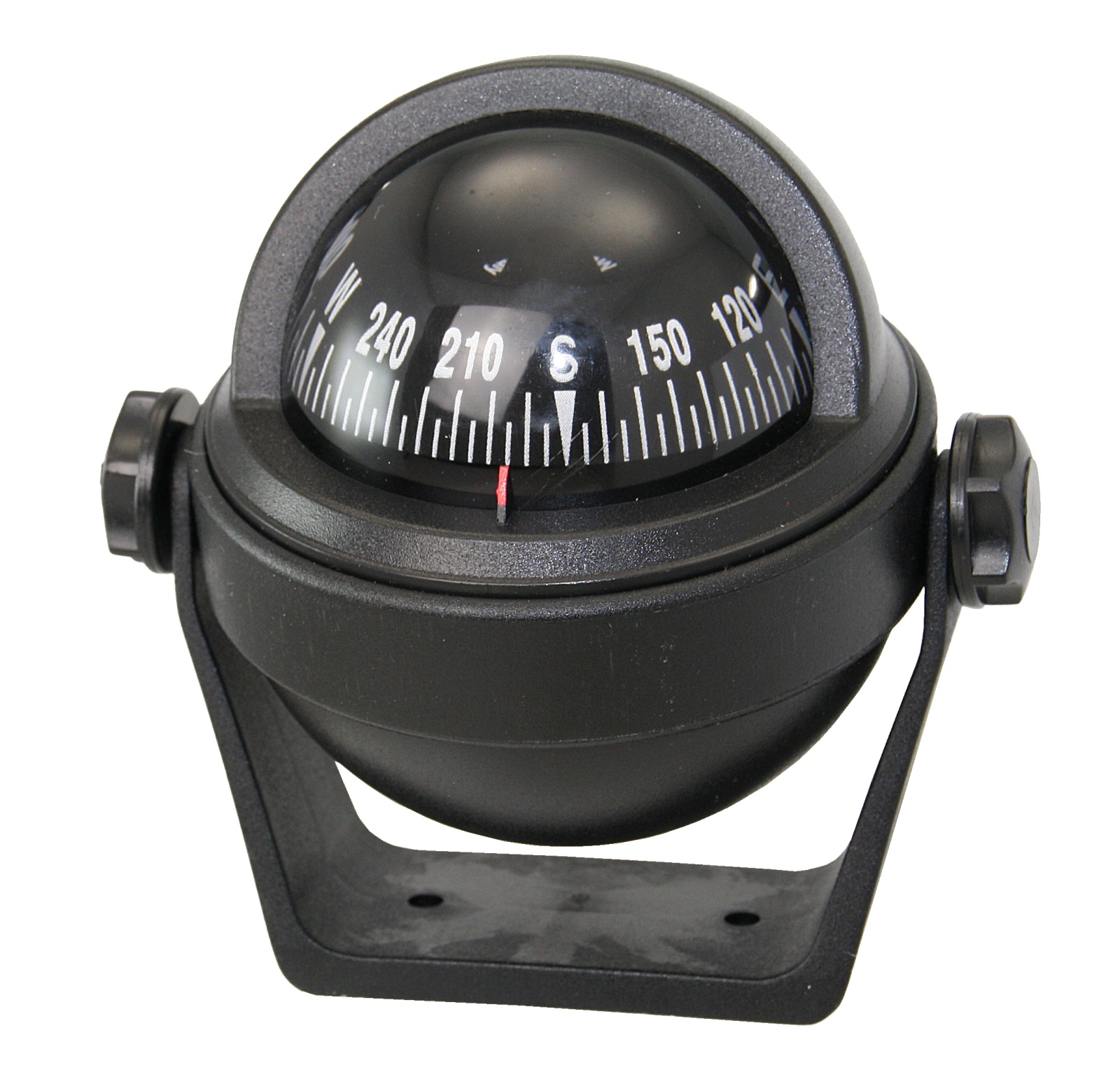 RIVIERA Stella BS2 compass with mounting bracket 65mm 5°, black, rose black 1 RIVIERA Stella BS2 compass with mounting bracket 65mm 5°, black, rose black