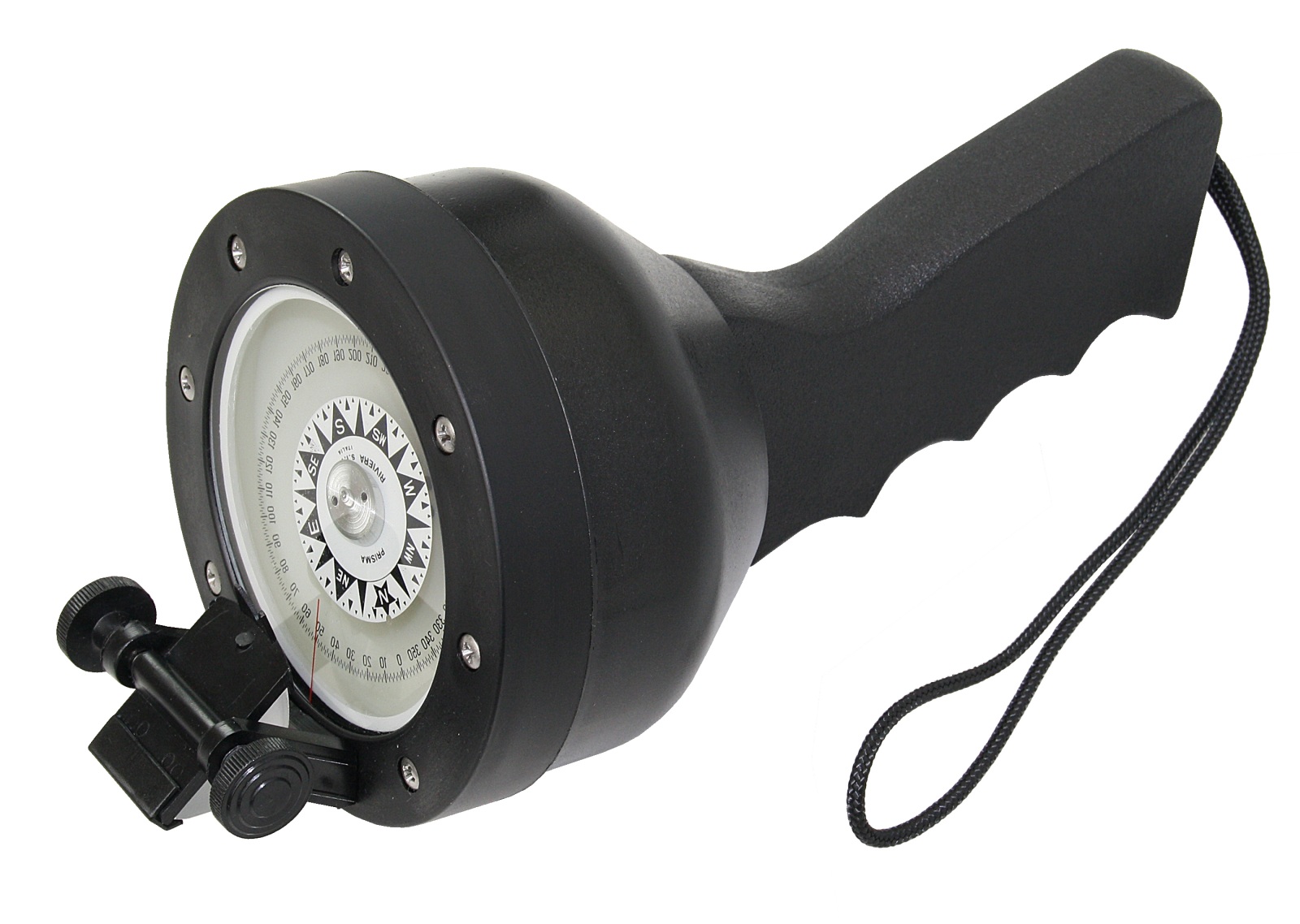 RIVIERA Hand Compass Prism BPS 57.5mm 1°, black, rose white 1 RIVIERA Hand Compass Prism BPS 57.5mm 1°, black, rose white