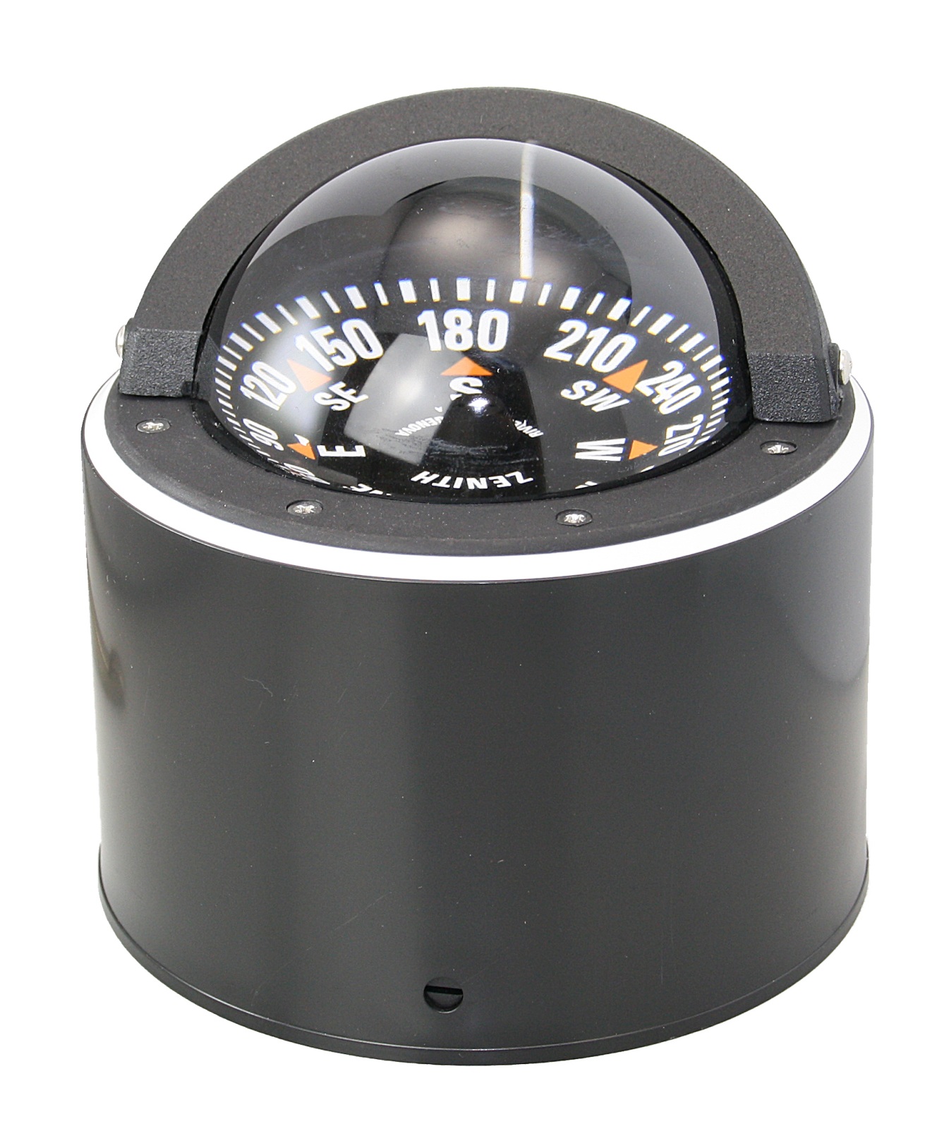 RIVIERA Zenith BZ3 compass for surface mounting, 12V, 80mm, 5°, black, rose black 1 RIVIERA Zenith BZ3 compass for surface mounting, 12V, 80mm, 5°, black, rose black