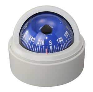 RIVIERA Stella BS1 compass for surface mounting, 65mm, 5°, grey, rose blue