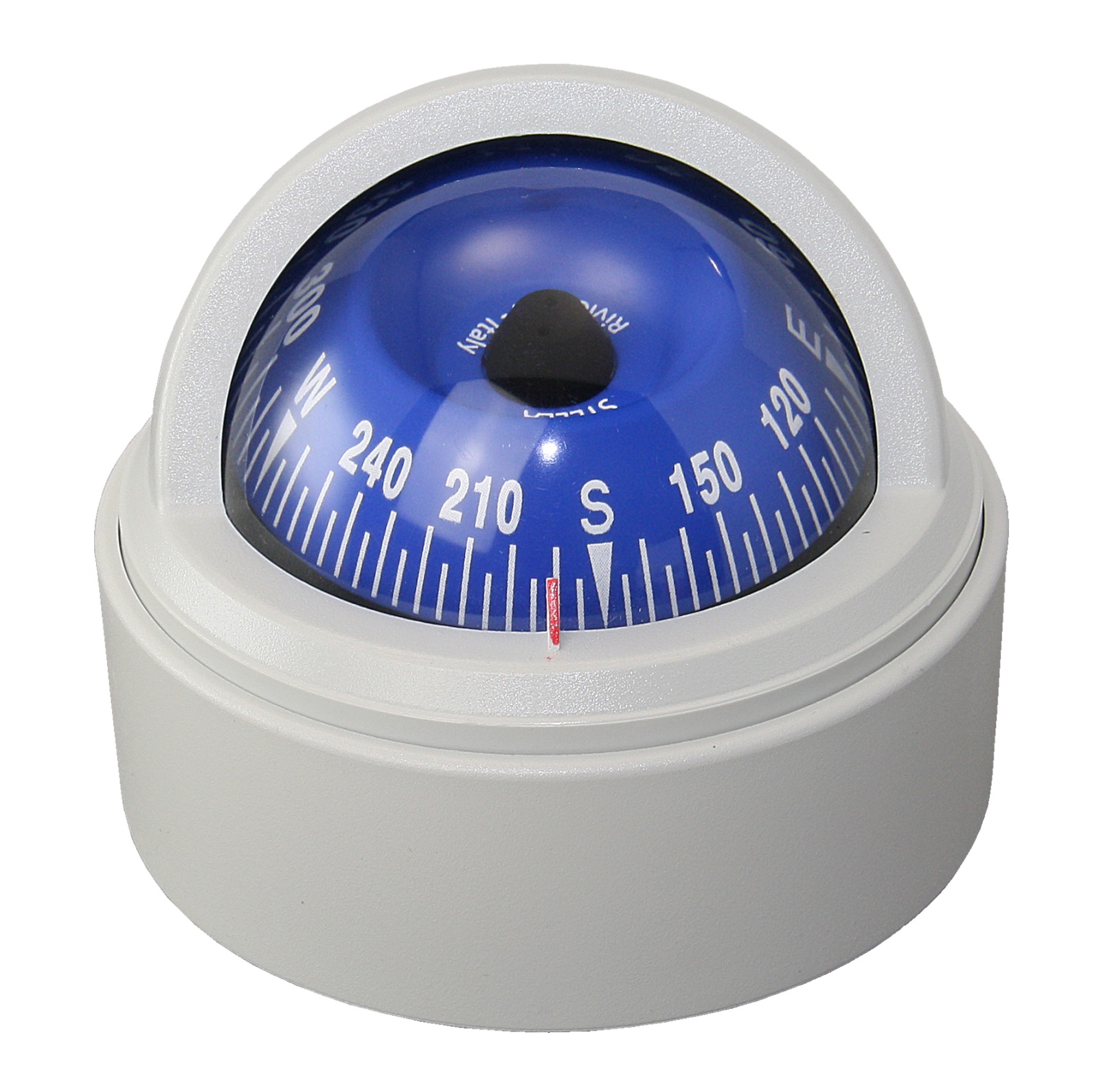 RIVIERA Stella BS1 compass for surface mounting, 65mm, 5°, grey, rose blue 1 RIVIERA Stella BS1 compass for surface mounting, 65mm, 5°, grey, rose blue