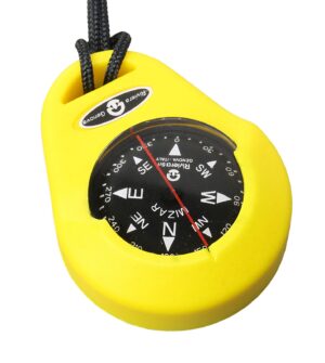 RIVIERA hand compass Mizar BM 47.6mm 10°, yellow