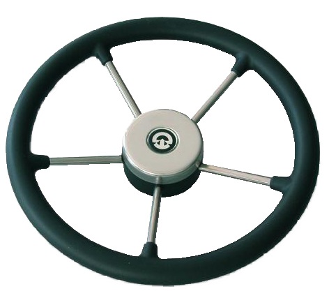 RIVIERA Steering Wheel VR01 Stainless Steel/Plastic 325mm Black 1 RIVIERA Steering Wheel VR01 Stainless Steel/Plastic 325mm Black