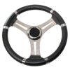 RIVIERA Steering Wheel VS01 Stainless Steel/PU 350mm Black 2 ri72200