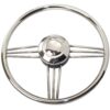 RIVIERA Steering Wheel VS02 Stainless Steel 350mm 2 ri72301
