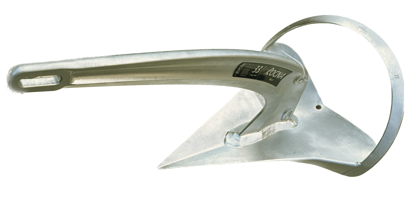 ROCNA Ploughshare Bow Anchor MK2 Galvanized 25kg 1 ROCNA Ploughshare Bow Anchor MK2 Galvanized 25kg
