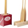 LAHNA wooden display stand 450x180mm, for 10 paddles 3 rp displays 1
