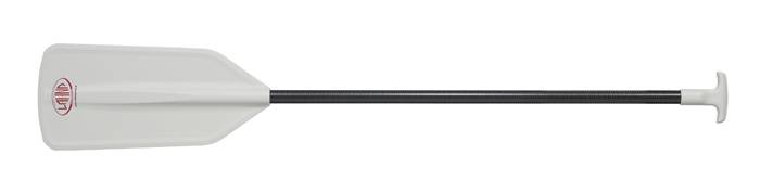 LAHNA IndiCamp Composite/PP 1400mm white single-blade paddle 1 LAHNA IndiCamp Composite/PP 1400mm white single-blade paddle