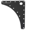RUTGERSON headboard racing aluminum 134x165x1.5mm black 2 rs1115110b