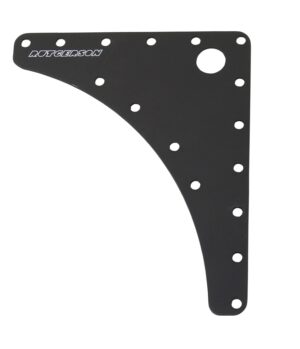 RUTGERSON headboard racing aluminum 134x165x1.5mm black