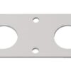 RUTGERSON clew board, straight aluminum 220x45x2mm silver 3 rs119004