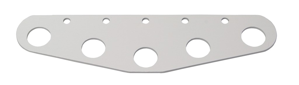 RUTGERSON clew board, straight aluminum 190x50x2mm silver 1 RUTGERSON clew board, straight aluminum 190x50x2mm silver