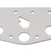 RUTGERSON clew board, straight aluminum 230x70x2mm silver 3 rs119007