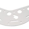 RUTGERSON clew board, straight aluminum 275x75x2mm silver