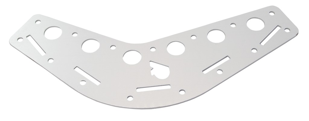 RUTGERSON clew board, straight aluminum 275x75x2mm silver 1 RUTGERSON clew board, straight aluminum 275x75x2mm silver