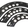 RUTGERSON clew board, asym. aluminum 277x270x6mm black 2 rs11940xxb 1