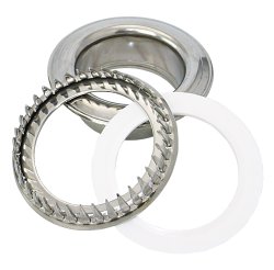 RUTGERSON Toothed Eyelet Super-Ring Stainless Steel Eye 25mm 10pcs.