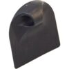 Tarpaulin guide roller for sewing on, plastic, 63.5x58mm, black, 100 pieces.