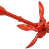 Folding weights, galvanized, 1.5kg, red