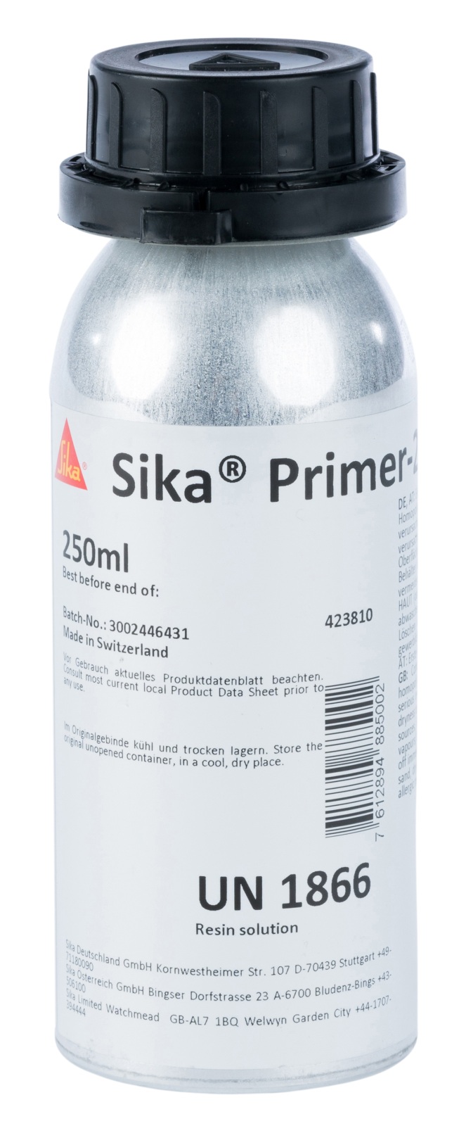 SIKA Primer 206 G+P Can 250ml black 1 SIKA Primer 206 G+P Can 250ml black