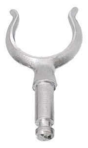 Small aluminum rudder fork, pin 17x47mm