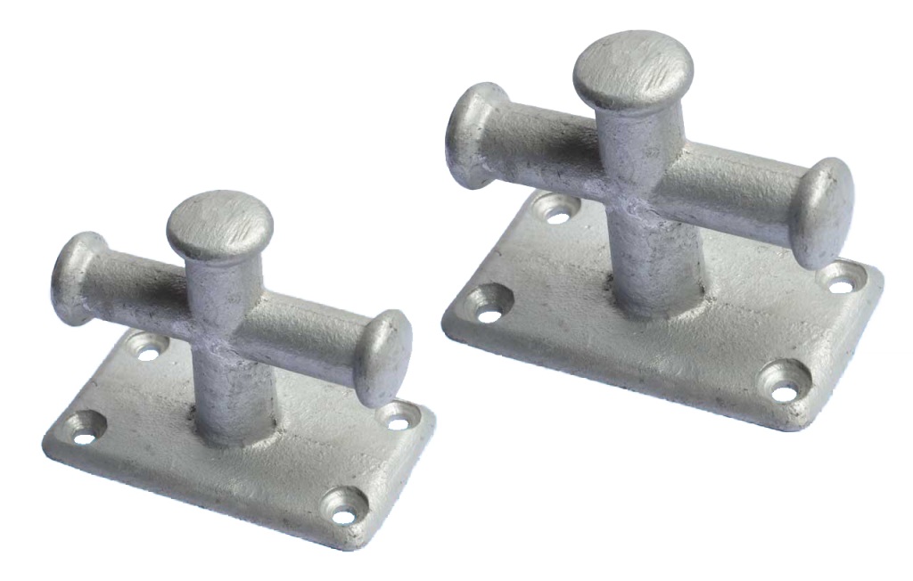 Galvanized cross bollard 110mm 1 Galvanized cross bollard 110mm
