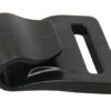 Plastic webbing clip for 25mm webbing, black, 10 pieces. 2 sk2509