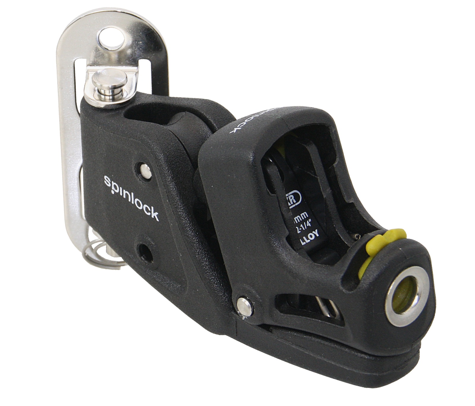 SPINLOCK PXR rope clamp for 2-6mm rope, vertically swiveling 1 SPINLOCK PXR rope clamp for 2-6mm rope, vertically swiveling