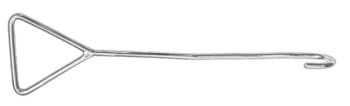 Lock hook with triangle A4 525mm 1 Lock hook with triangle A4 525mm