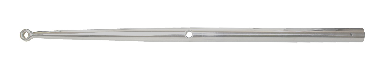 Railing support with round head A4 25x450mm, 1 through hole 1 Railing support with round head A4 25x450mm, 1 through hole