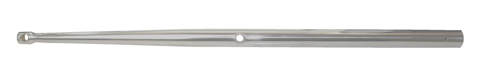 Railing support with cylindrical head A4 25x610mm, 2 through holes 1 Railing support with cylindrical head A4 25x610mm, 2 through holes