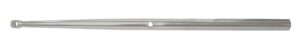 Railing support with cylindrical head A4 25x450mm, 2 through holes