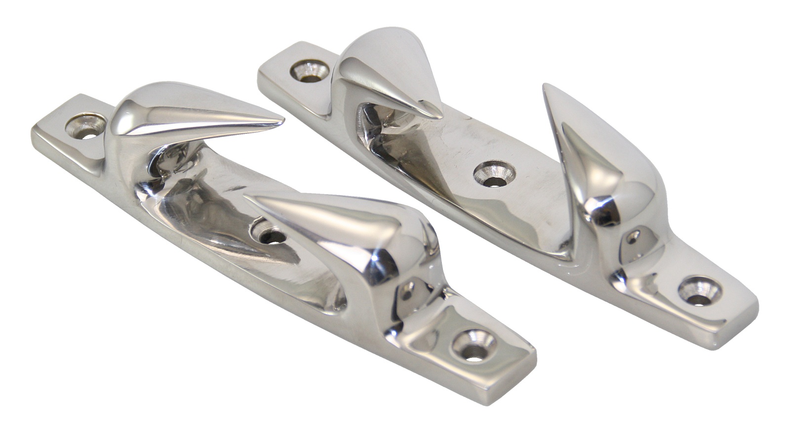 Lip cleat, overlapping A4 119mm, for 12mm rope (pair) 1 Lip cleat, overlapping A4 119mm, for 12mm rope (pair)