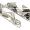 Lip cleat, overlapping A4 115mm, for 10mm rope (pair) 2 sm8115